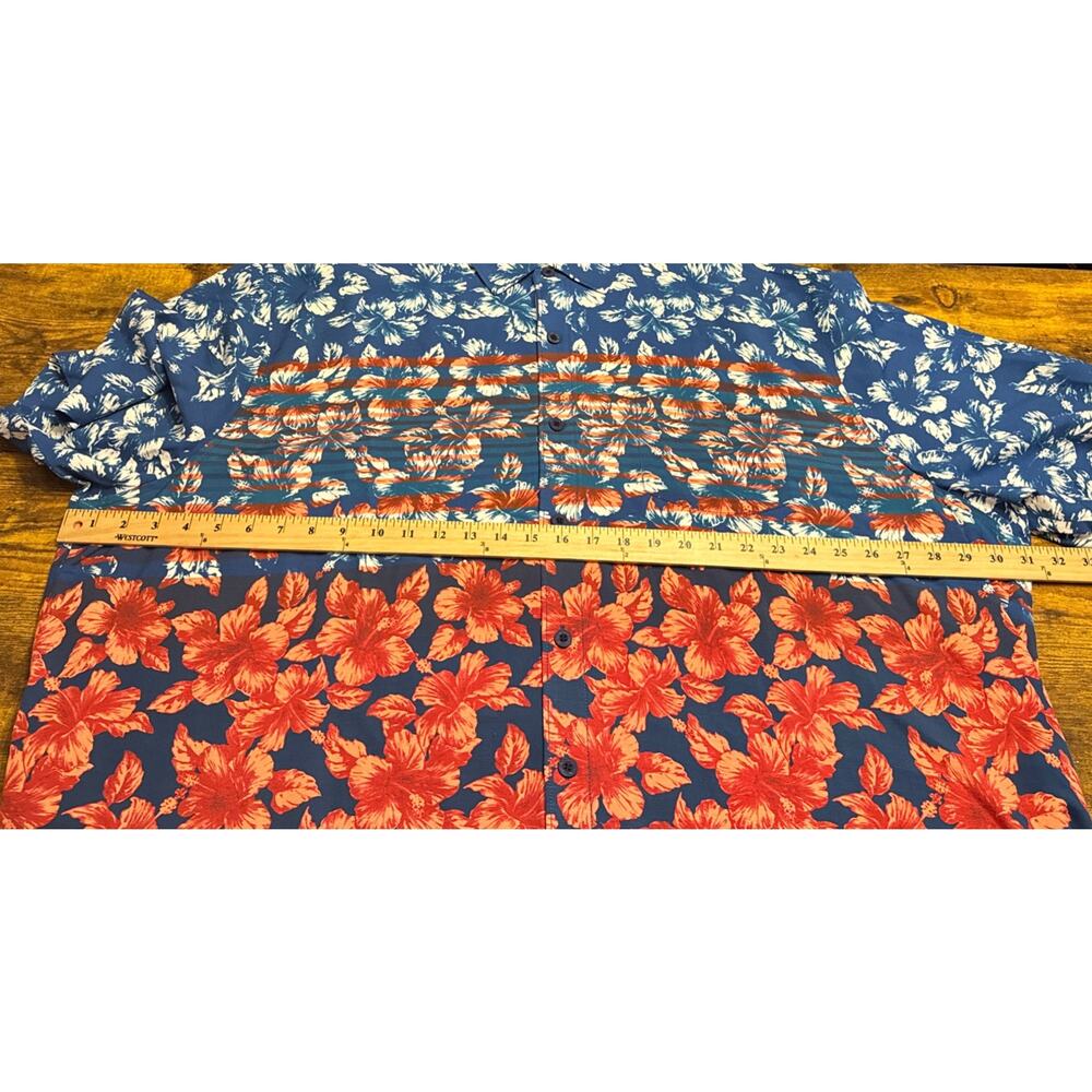 Tommy Bahama Men’s 3XLB Shirt The Veracruz Cay Flora Striped New, Beach Summer - Picture 3 of 6